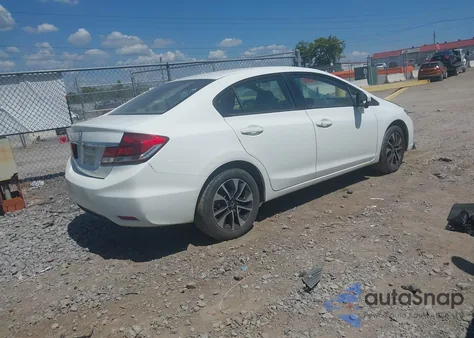 2014 Honda Civic Ex z USA, uszkodzony, nr VIN 19XFB2F82EE004434